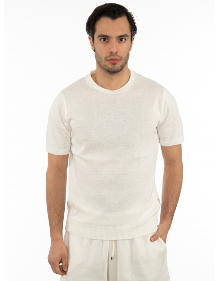 OVER-D T-shirt yarn OT1S2S2M07 White OVER-D - 1