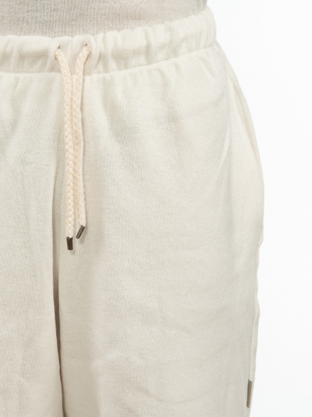 OVER-D Βερμούδα νημάτινη OT1S2S2S23 Λευκό OVER-D - 5