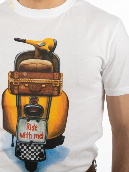 OVER-D T-shirt OE1S2S2T49 Λευκό OVER-D - 5