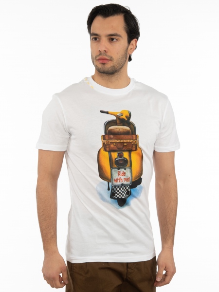 OVER-D T-shirt OE1S2S2T49 Λευκό OVER-D - 3