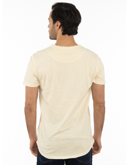 GABBA T-shirt KONDAR SLUB Tee P5889 Εκρού GABBA - 2