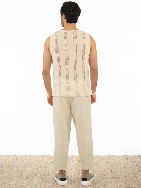 XAGON MAN Chino Trousers 2ZX0064 Beige XAGON MAN - 7