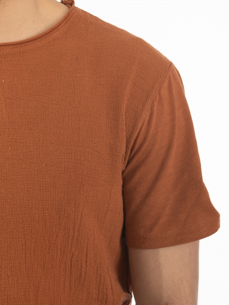 XAGON MAN T-shirt 2V58300 Κεραμμυδί XAGON MAN - 5