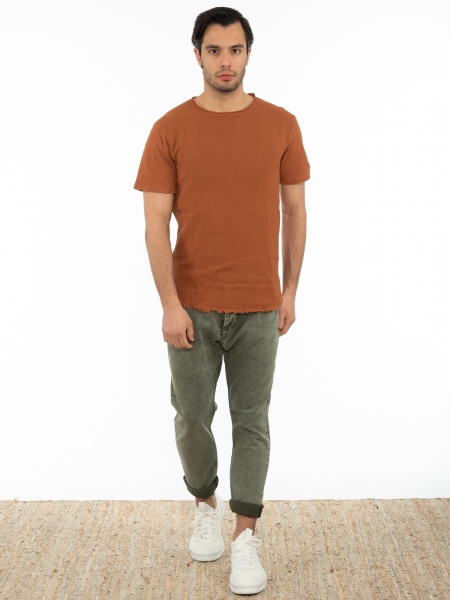 XAGON MAN T-shirt 2V58300 Κεραμμυδί XAGON MAN - 6