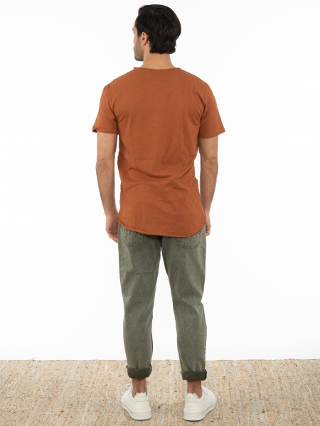 XAGON MAN T-shirt 2V58300 Κεραμμυδί XAGON MAN - 7