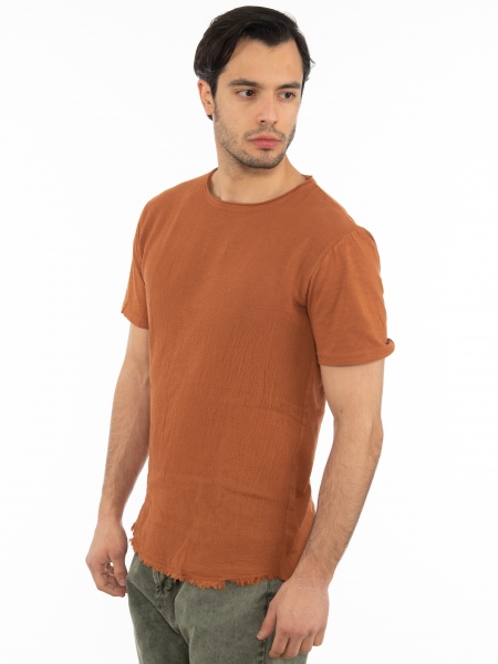 XAGON MAN T-shirt 2V58300 Κεραμμυδί XAGON MAN - 4