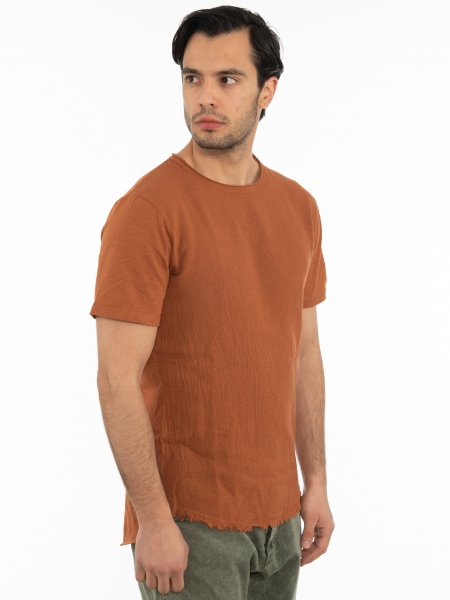 XAGON MAN T-shirt 2V58300 Κεραμμυδί XAGON MAN - 3