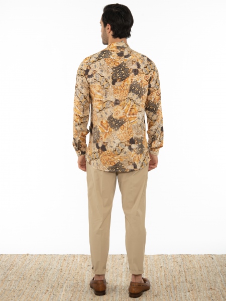 OVER-D Chino Παντελόνι OT1S2S2P03 Μπεζ OVER-D - 7