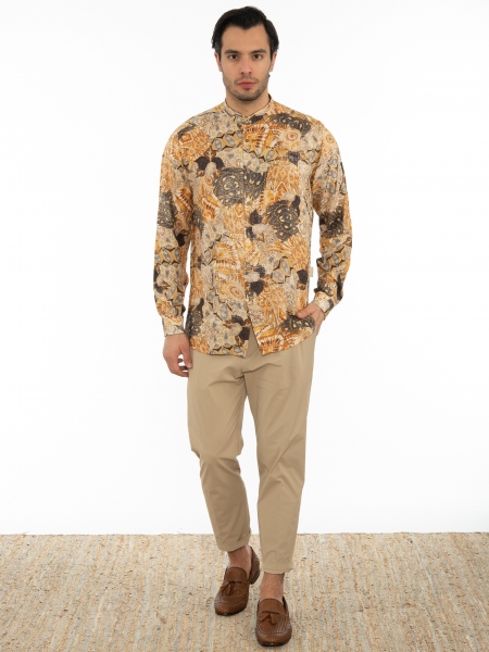 OVER-D Chino Παντελόνι OT1S2S2P03 Μπεζ OVER-D - 6