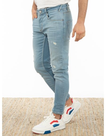 GABBA Jean Παντελόνι REY K4094 P5063 Μπλε GABBA - 3