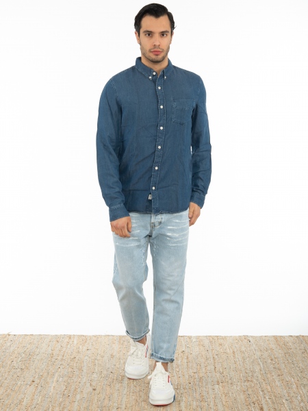 OVER-D Jean Trousers OT1S2S2D10 Blue OVER-D - 6