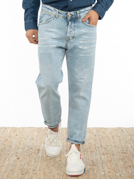 OVER-D Jean Trousers OT1S2S2D10 Blue OVER-D - 1