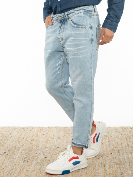 OVER-D Jean Trousers OT1S2S2D10 Blue OVER-D - 4