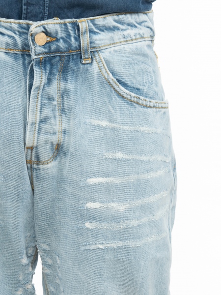 OVER-D Jean Παντελόνι OT1S2S2D10 Μπλε OVER-D - 5