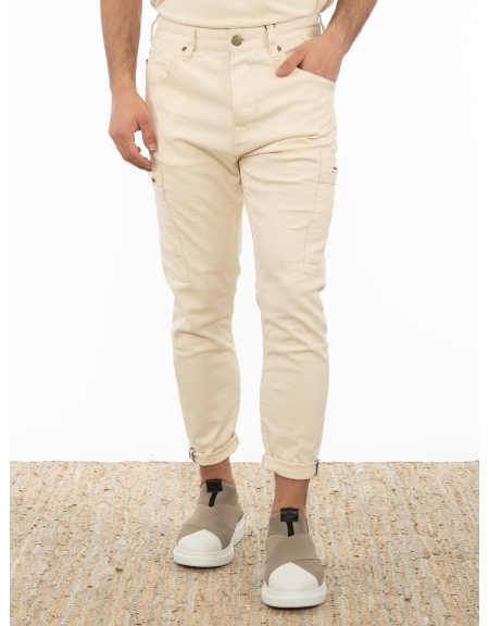 GABBA Cargo Jean Παντελόνι K4319 P6065 Μπεζ GABBA - 1