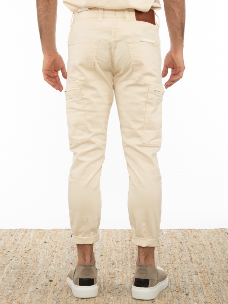 GABBA Cargo Jean Παντελόνι K4319 P6065 Μπεζ GABBA - 2