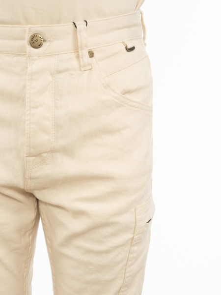 GABBA Cargo Jean Trousers K4319 P6065 Beige GABBA - 5