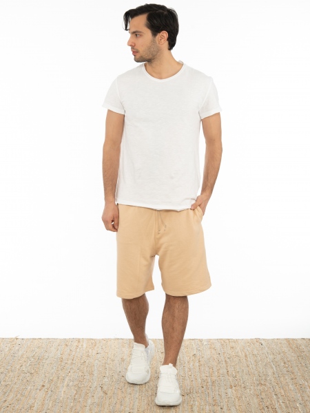 TAG Bermuda shorts TMSS22412 JOVON Beige TAG - 6