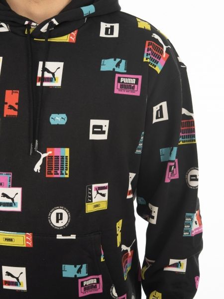 PUMA Hooded sweatshirt 534428 01 Brand Love TR Black PUMA - 4