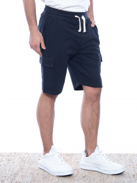 OVER-D Cargo Βερμούδα μακό OE1S2S2S06 Μπλε OVER-D - 3