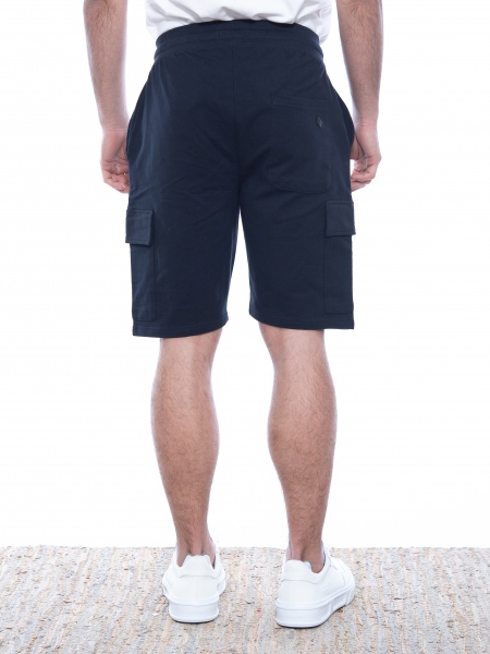 OVER-D Cargo Βερμούδα μακό OE1S2S2S06 Μπλε OVER-D - 2
