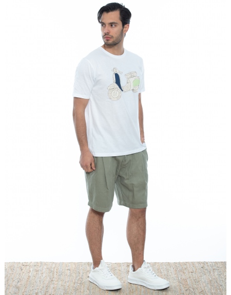 XAGON MAN Chino Bermuda 2FXAGA46 Olive XAGON MAN - 8