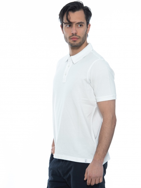 OVER-D T-shirt Polo πικέ OE1S2S2O06 Λευκό OVER-D - 4