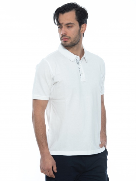 OVER-D T-shirt Polo πικέ OE1S2S2O06 Λευκό OVER-D - 3