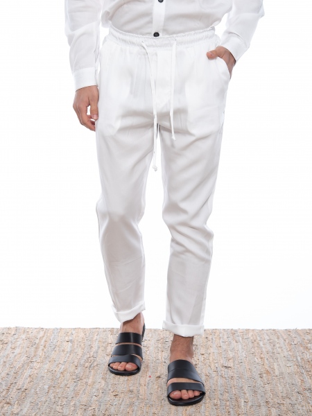 OVER-D Chino Παντελόνι OE1S2S2P14 Λευκό OVER-D - 1