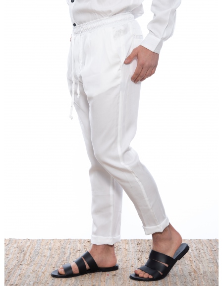 OVER-D Chino Παντελόνι OE1S2S2P14 Λευκό OVER-D - 4