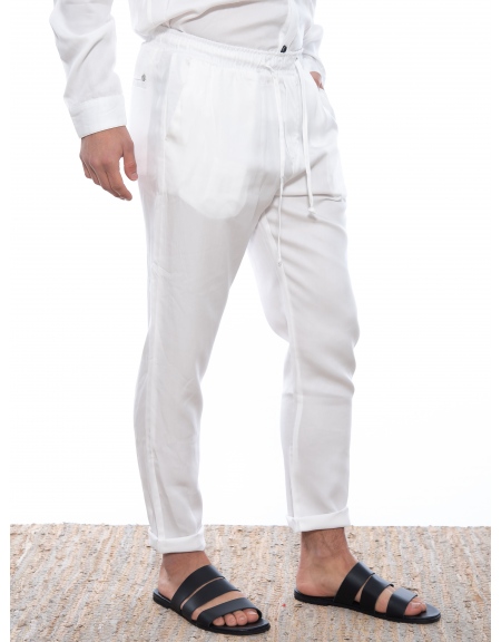 OVER-D Chino Παντελόνι OE1S2S2P14 Λευκό OVER-D - 3