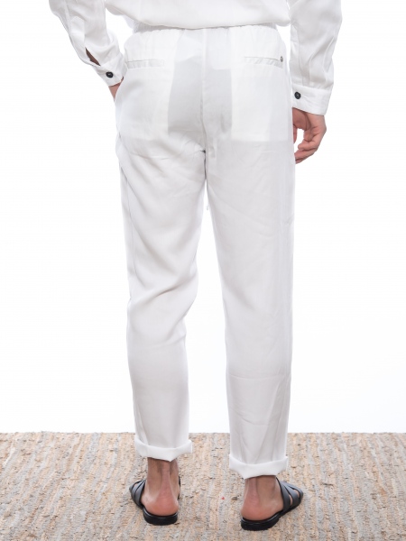 OVER-D Chino Παντελόνι OE1S2S2P14 Λευκό OVER-D - 2