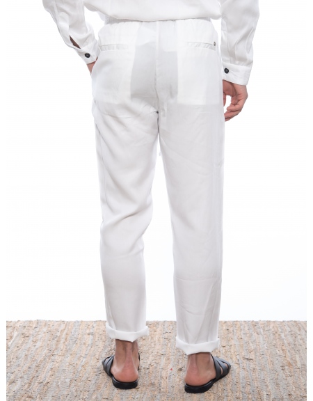 OVER-D Chino Παντελόνι OE1S2S2P14 Λευκό OVER-D - 2