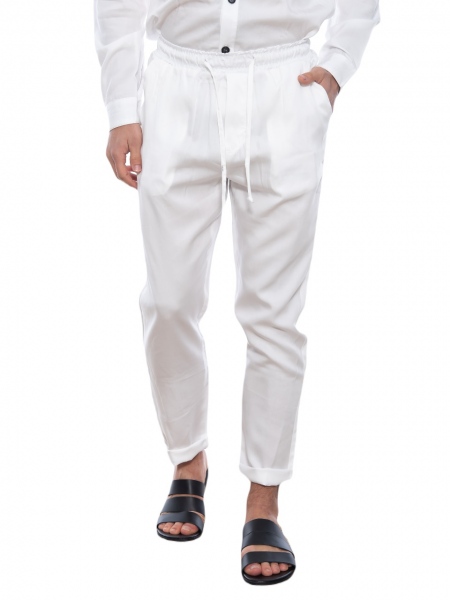 OVER-D Chino Παντελόνι OE1S2S2P14 Λευκό OVER-D - 12