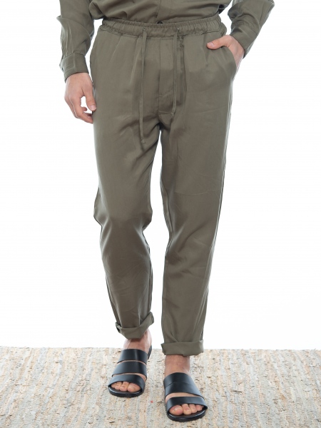 OVER-D Chino Παντελόνι OE1S2S2P14 Χακί OVER-D - 1