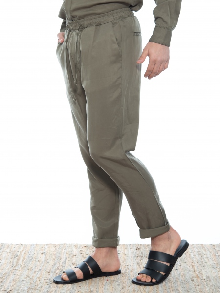 OVER-D Chino Παντελόνι OE1S2S2P14 Χακί OVER-D - 4