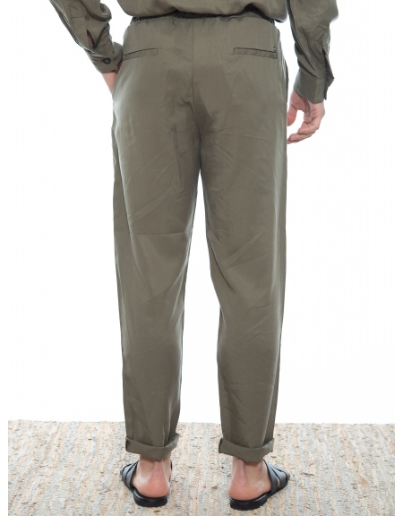 OVER-D Chino Παντελόνι OE1S2S2P14 Χακί OVER-D - 2