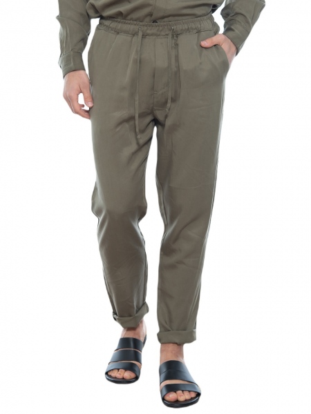OVER-D Chino Παντελόνι OE1S2S2P14 Χακί OVER-D - 12