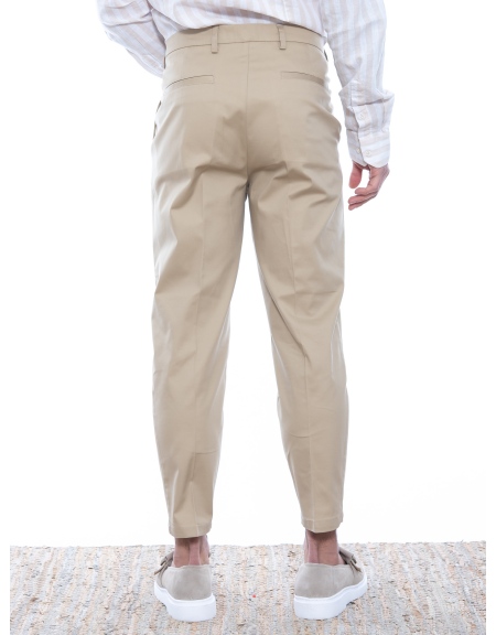 OVER-D Chino Παντελόνι cropped OE1S2S2P29 Μπεζ OVER-D - 2