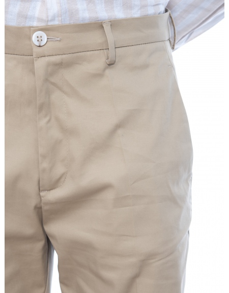 OVER-D Chino Παντελόνι cropped OE1S2S2P29 Μπεζ OVER-D - 5