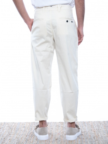 GABBA Chino Trousers Firenze Cel P5923 Off-white