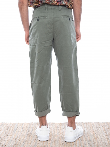 GABBA Chino Παντελόνι Firenze Cel P5923 Λαδί GABBA - 2