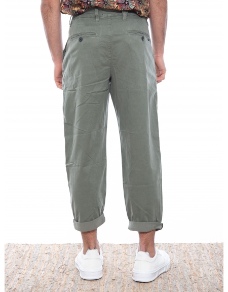 GABBA Chino Παντελόνι Firenze Cel P5923 Λαδί GABBA - 2