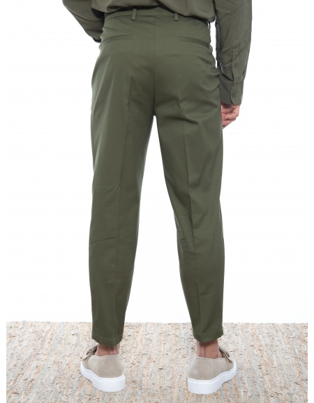 OVER-D Chino Παντελόνι cropped OE1S2S2P29 Λαδί OVER-D - 2