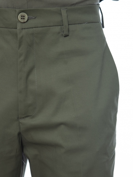OVER-D Chino Παντελόνι cropped OE1S2S2P29 Λαδί OVER-D - 5