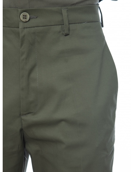 OVER-D Chino Παντελόνι cropped OE1S2S2P29 Λαδί OVER-D - 5