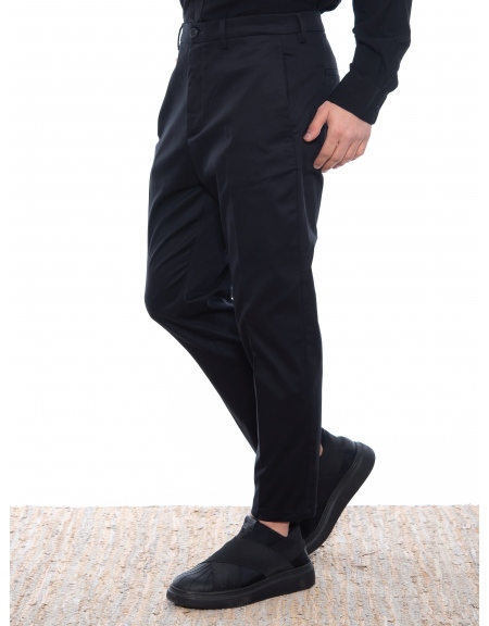 OVER-D Chino Παντελόνι cropped OE1S2S2P29 Μαύρο OVER-D - 4