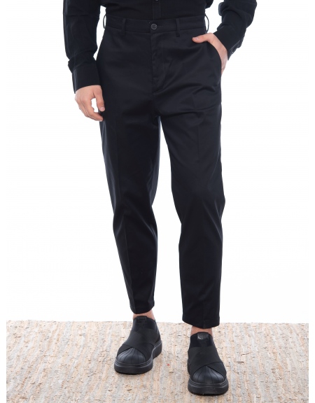 OVER-D Chino Παντελόνι cropped OE1S2S2P29 Μαύρο OVER-D - 1