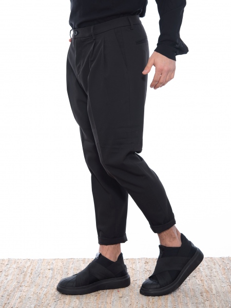 OVER-D Chino Παντελόνι OE1S2S2P21 Μαύρο OVER-D - 4