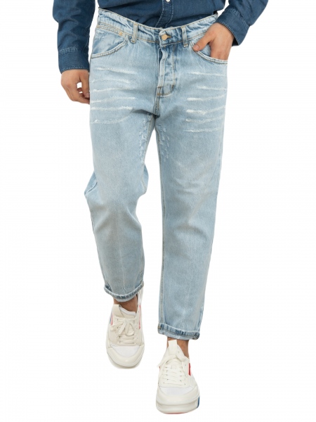 OVER-D Jean Παντελόνι OT1S2S2D10 Μπλε OVER-D - 9